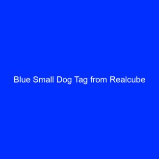 Blue Small Dog Tag from Realcube
